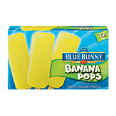 Blue Bunny Blue Ribbon Classics banana pops, 12 bars Full-Size Picture